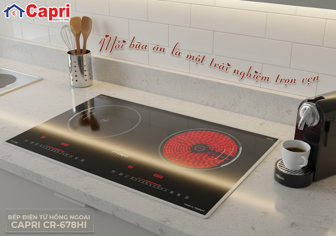 Bếp điện từ hồng ngoại Capri CR-678HI